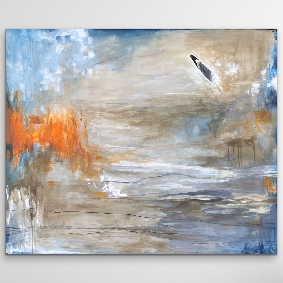 Sjæl i flammer 100x120x4 - Billede 5