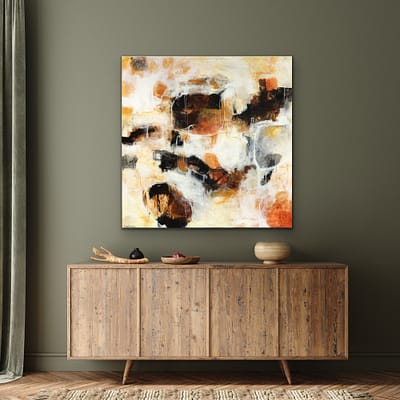 Abstrakt maleri "Loving Memory" 100x100