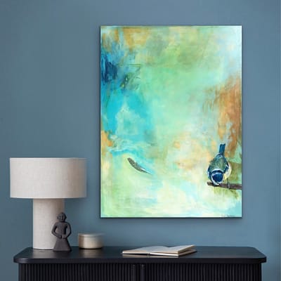 Kæk Blå mejse 60x80