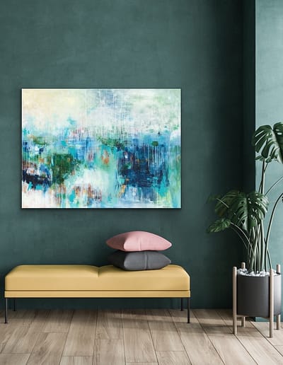 Abstrakt maleri "Fairy tale" 90x120