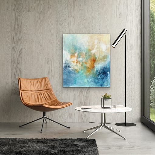 Abstrakt maleri "Magisk" 80x90