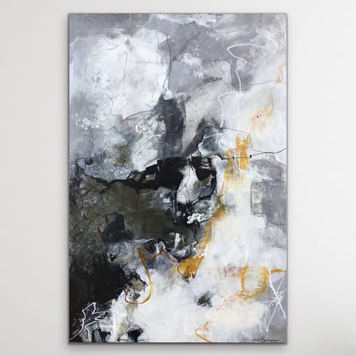 Abstrakt maleri "Spirit 1" og ''Spirit 2" 40x60