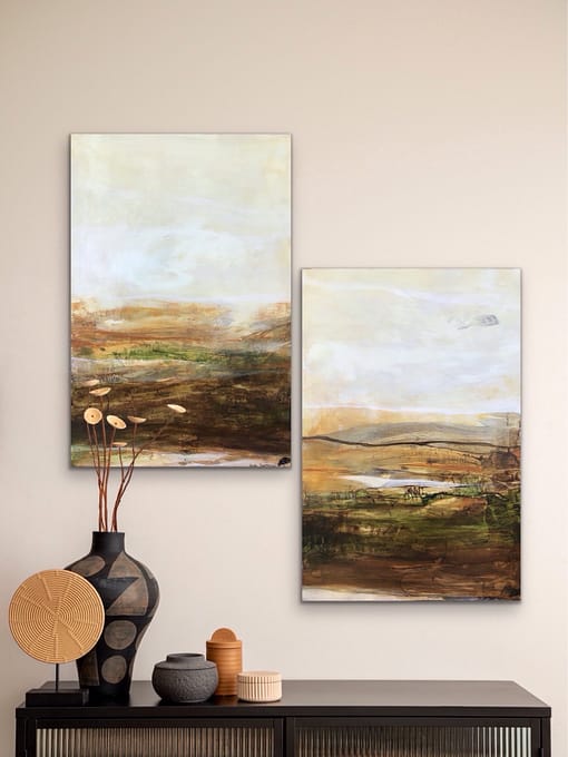 Magisk Landskab 2 stk á 40x60