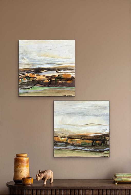 The Land 2stk á 30x30
